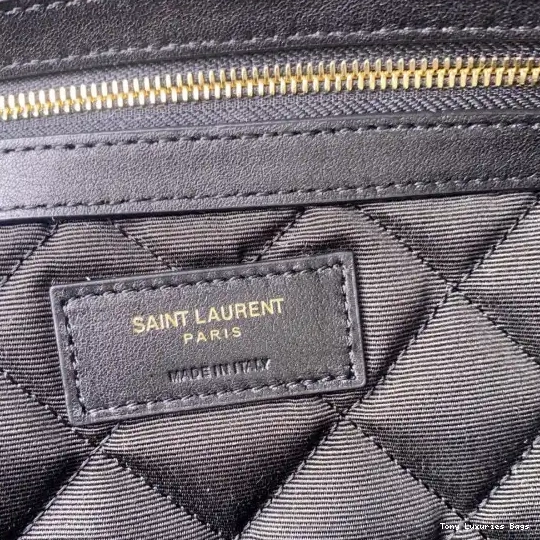 Tony Luxuries ES QUILTED TRAVEL YSL IN GIANT BAG LEATHER 0530